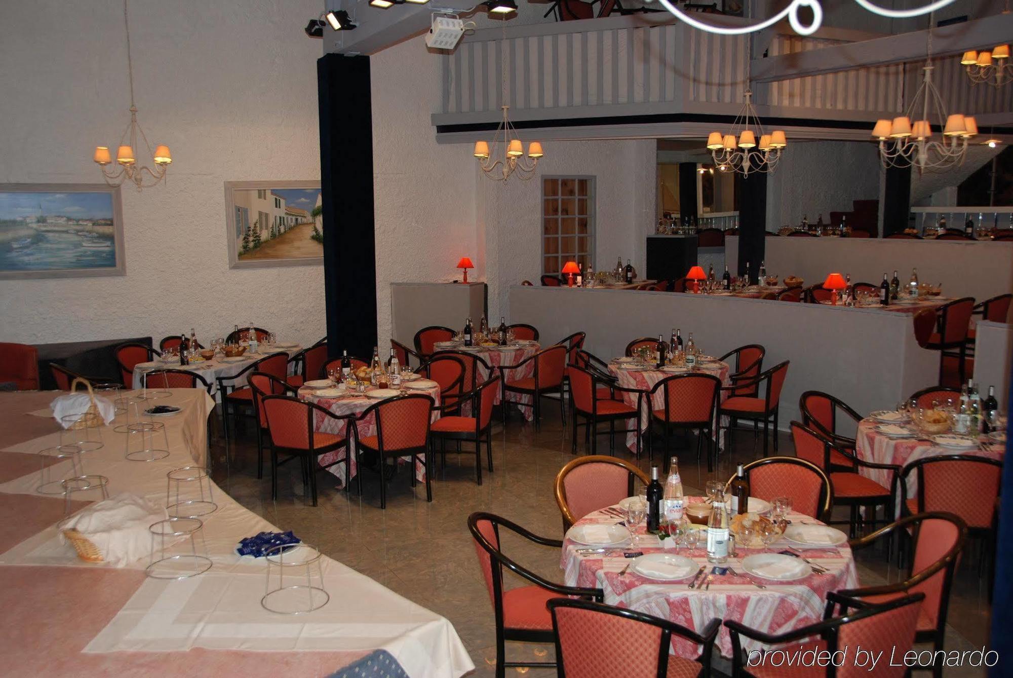 Hotel Les Gollandieres Le Bois-Plage-en-Ré Étterem fotó